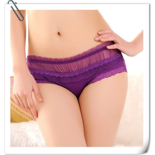 Free shipping 5pcs/lot Hot Women panties Girl Briefs Sexy ladies underwear temptation transparent hollow low-waist briefs KY