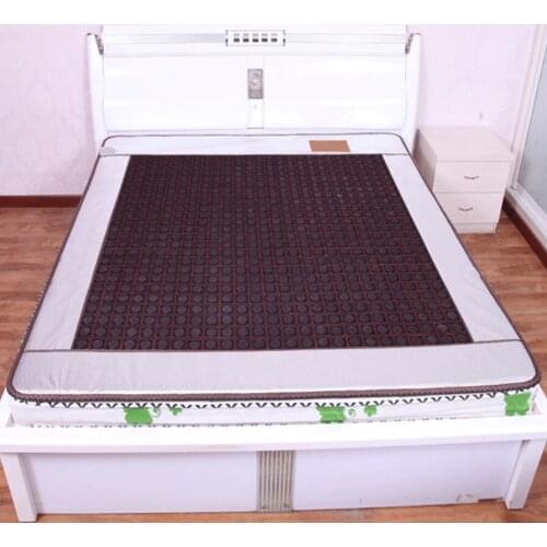 2017 High quality Jade Pad Tourmaline Heating Mattress Jade Sofa Cushion Far Infrared Thermal Ocher Mat 50*150CM