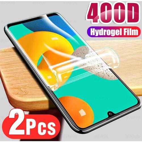2Pcs Hydrogel Protector Film Not Glass For Samsung Galaxy M32 Phone Safety Screen Full Cover Film On Samsun32 M 32 Protective