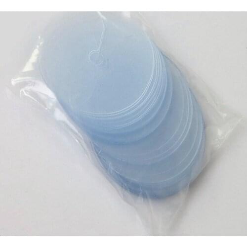 1000pcs/lot Plastic Heat Fusion Protector Shield For Keratin Prebonded Hair Extensions Round Hair Shield Scalp Protector