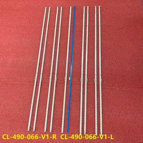 5set=10pcs LED Backlight For 49pus7100 49pus7101/12 LK 10024664-A0 11800820-A0 11800819-A0 CL-490-066-V1-R L TPT490U2-EQLSHA.G