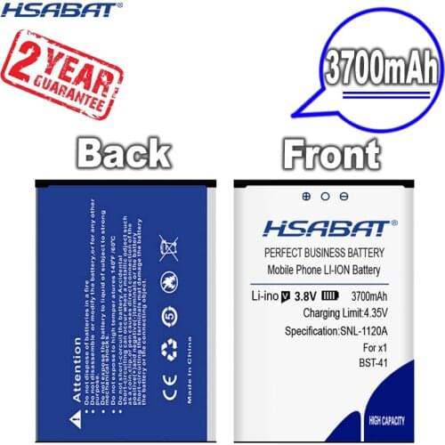 New Arrival [ HSABAT ] 3700mAh BST-41 Battery for Sony Ericsson A8i M1i X1 X2 X2i X10 X10i PLAY R800 R800i Play Z1i
