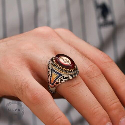 Alhamdulillah) Calligraphic 925 Silver Ring. Mens Jewellery Stamped Silver Stamp 925 All sizes are available