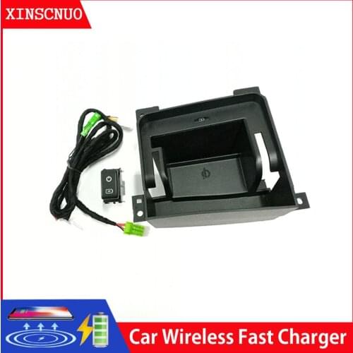 Car Accessories For Nissan Patrol 2016-2019 wireless mobile charger QI wireless Fast charging phone Car Charging Pad