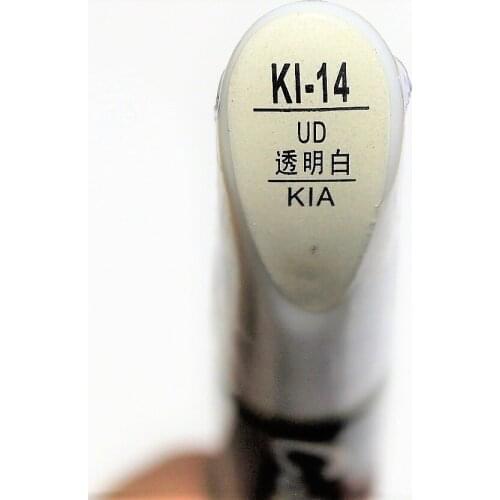 Car scratch repair pen, auto brush painting pen white color for KIA RIO 2007-2011,optima