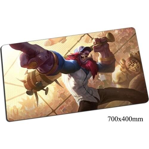 Trundle mouse pad 700x400x2mm gaming mousepad gear lol gamer mouse mat pad Troll King keyboard computer big mouse play mats