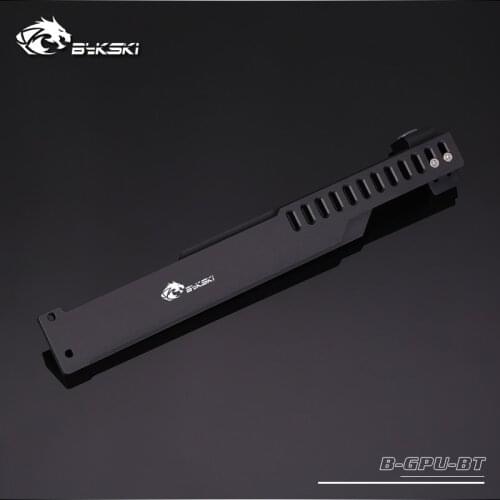 Bykski Metal Bracket use for Brace GPU Card Length 250mm /Support Fix Graphics Card in the Case by 2 holes /Aluminum Bracket