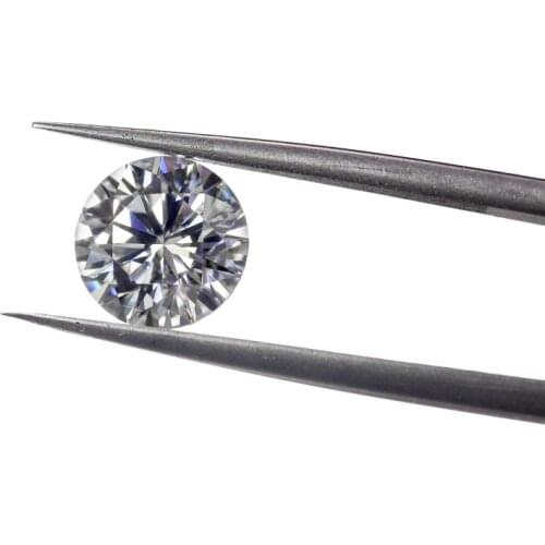 Moissanite D Color 2ct Carat 8mm VVS1 Gra Certified Lab Diamond Loose Gemstones for Jewelry Wholesale Suppliers Original Gems