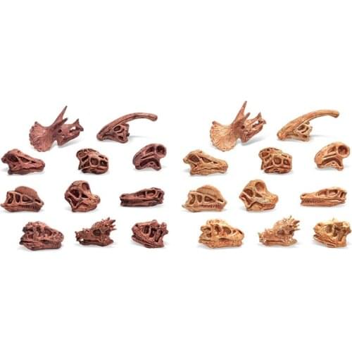 N7ME Dinosaur Toys Dinosaur Finger Realistic Dinosaur Skull Model for Kids Boys