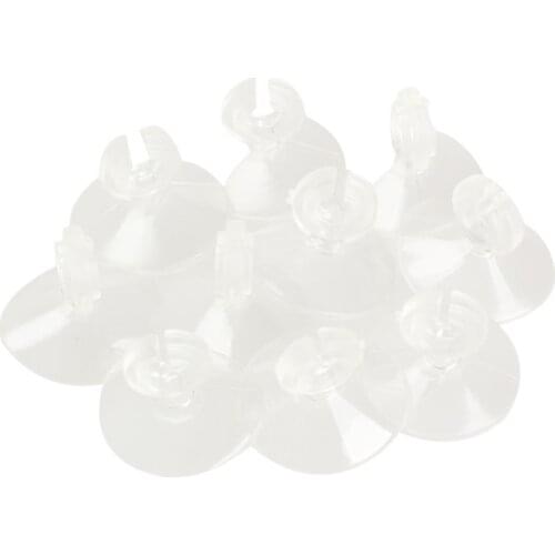 10 Pcs/Set Aquarium Sucker Suction Cup for 4/6mm Air Line Pipe Tube Wire Holder JDH88