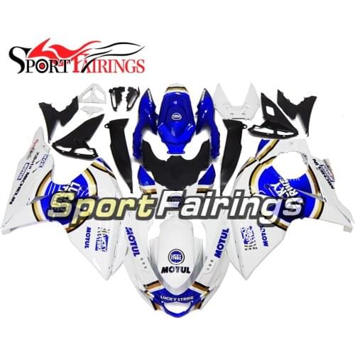 Fairings For Suzuki GSXR1000 GSX-R1000 K9 Year 09 10 11 12 13 14 ABS Motorcycle Fairing Kit Bodywork Lucky Strike Blue White New