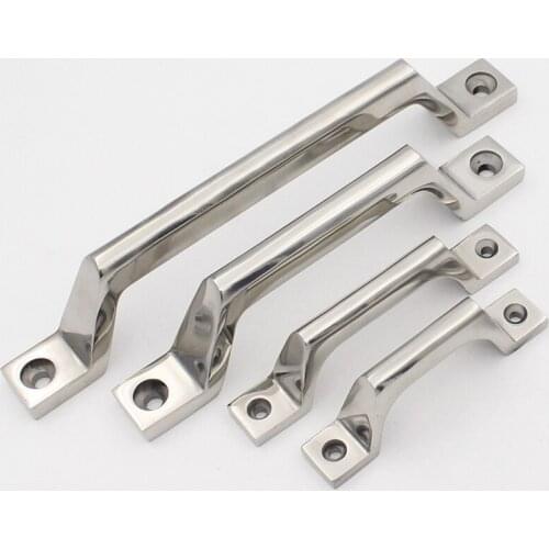 Solid Stainless Steel Bow Door Handle Industrial Cabinet Heavy Equipment Knob Chassis Toolbox Case Pull Hardware