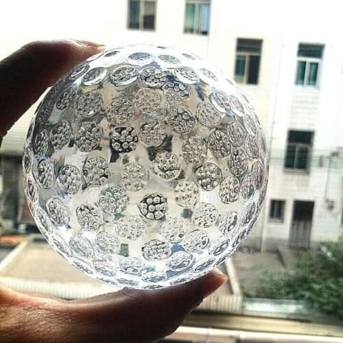 K9 Transparent Golf Ball Crystal Ball Glass Sphere for Living Room Decoration Globe Decor Large Spheres Balls