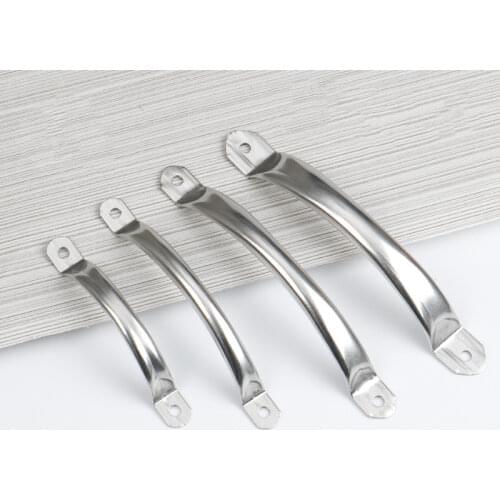 2pcs Stainless Steel Door Handles Cupboard Knob Silver Drawer Pulls Kitchen Cabinet Knobs 63mm 79mm 104mm 125mm Old Style