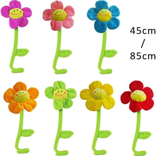 Bendable Smiling Daisy Plush Birthday Parties Decoration Toys