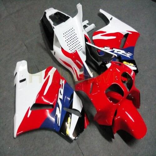 Custom motorcycle article for VFR400R NC35 V4 1994 1995 1996 VFR 400R Fairing+Screws+red white blue