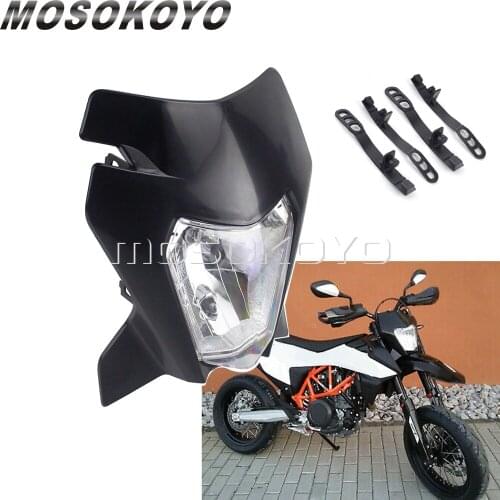 For SMR XC SX EXC F 125 200 350 500 SMR Enduro R Universal Dirt Pit Bike Motorcycles Headlight HS1 12V 35W EMARK Headlamp