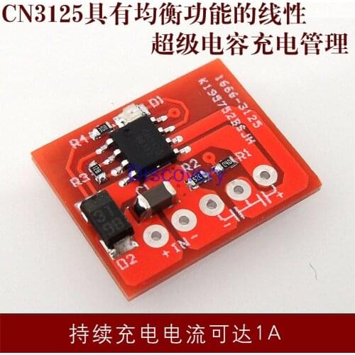 Super Capacitor Balancing Charge Management/Solar Lithium Battery Charging Board/Maximum 900MA Current/CN3125