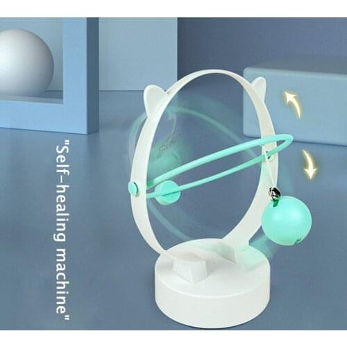 Windmill Cat Toy Electric Self-healing Artifact Automatic Leakage of Food for Cats and Dogs Bite-resistant Pet Toys Cat Supplies