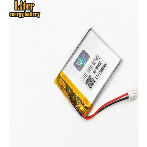 XHR-2P 2.54 1500mAh 3.7V 484251 polymer battery 504050 story machine driving recorder