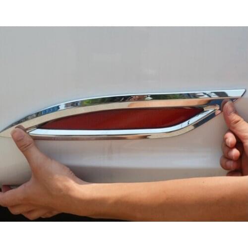 Yimaautotrims Auto Accessory Chrome Rear Tail Fog Lights Lamp Molding Cover Trim Fit For Hyundai Sonata (LF) 2015 2016 2017