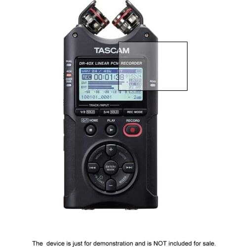 2* Clear LCD Screen Protector Shield Film for Tascam DR-40X Recorder Accessories