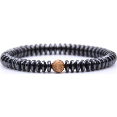 2018 Lovers Elastic Charm Bracelets Howlite Turquoises Round Beads Natural Stone For Women Men Gifts