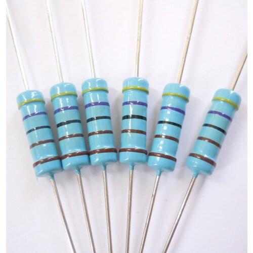 2W 820 910 1k 1.2k 1.5k 1.8k 2k 2.2k 2.4k 2.7k 3k 3.3k 3.6k 3.9k 4.3k 4.7k Ohm Resistance Original New Metal Film Resistor 1