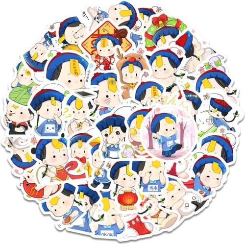 38Pcs Hand Account Cartoon Cute Zombie Stickers For Mobile Phone Diy Refrigerator Skateboard Car Accessories Sticker