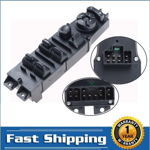 Master Electric Power Window Door Control Switch Driver Side Regulator Button For Jeep Cherokee 1997 2001 1998 1999 2000 4 Door