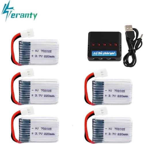 3.7V 220mAh 25c Lipo Battery for Syma X4 X11 X13 RC Helicopter 3.7V lithium battery and Charger for Aircraft model 702025