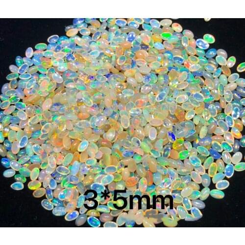 Australian Natural Opal Gemstones Support re-inspection 7x9mm