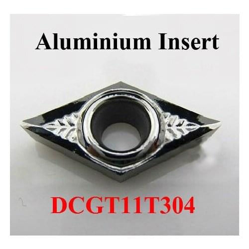Free Shipping 10 PCS DCGT11T304 Aluminum Alum Inserts ,Factory outlets, the lather,boring bar,cnc,machine
