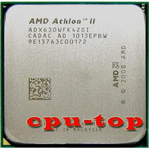 Free Shipping AMD Athlon X4 630 x4 630 CPU Processor 2.8GHz 2MB Quad-Core Socket AM3 Desktop cpu in stock can work