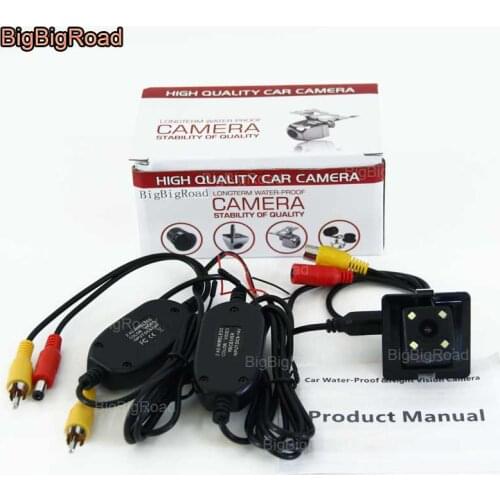 BigBigRoad For Toyota Land Cruiser Prado LC 150 LC150 JC 150 2010--2016 Wireless Camera Car Rear View Reversing Camera