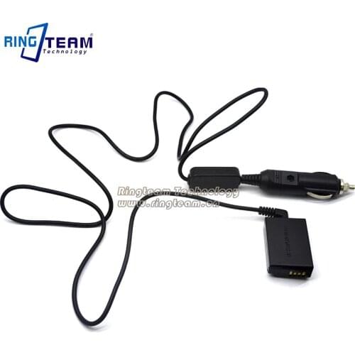 DC Car Cigarette Lighter Adapter ACK-E17 (PS700 + DR-E17 LP-E17 Battery Coupler) for Canon EOS M3 M5 Digital Cameras