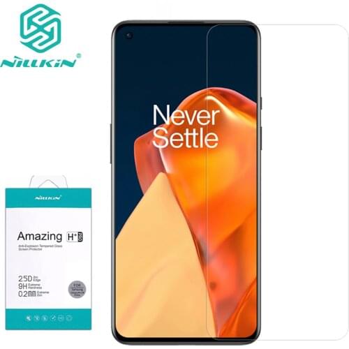 For OnePlus 9 One Plus 9 Screen Protector NILLKIN Amazing 2.5D H+ Pro Tempered Glass Phone Film For OnePlus 9R Protective Glass