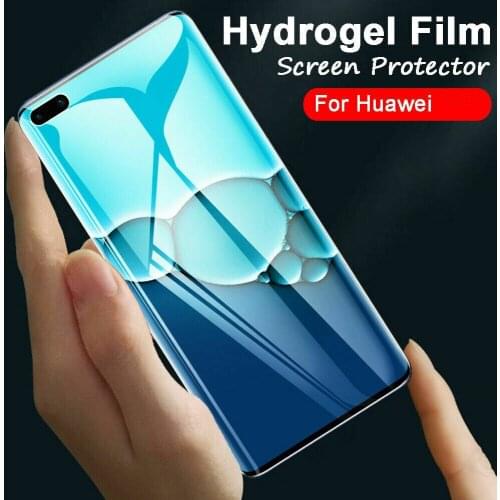 Hydrogel Film For Huawei P30 Pro Mate 40 30 Pro 20 Nova 8 Pro P50 Pro P40 Screen Protector For Honor Play 5t Pro X20 Se 50 Pro