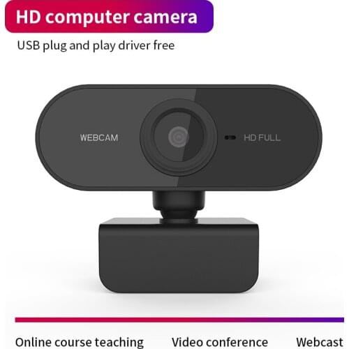 HD 1080P Webcam Mini Computer PC Web Camera With Microphone Rotatable Cameras For Live Broadcast Video Calling Conference Work