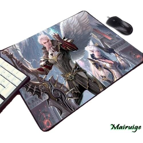 MRGBEST So Beautuful Cool HD Wallpaper Pattern Print Lineage 2 Video Game Diy Pc Computer Gaming Mouse Pad for Decorate Desktop