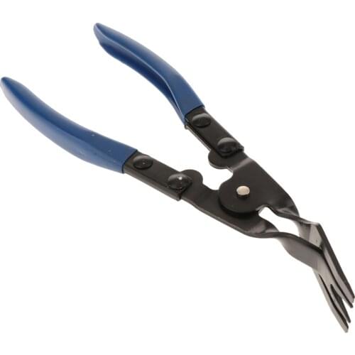 Push Pin Rivet Trim Clip Removal Tool Panel Body Moulding Plier Blue Handle