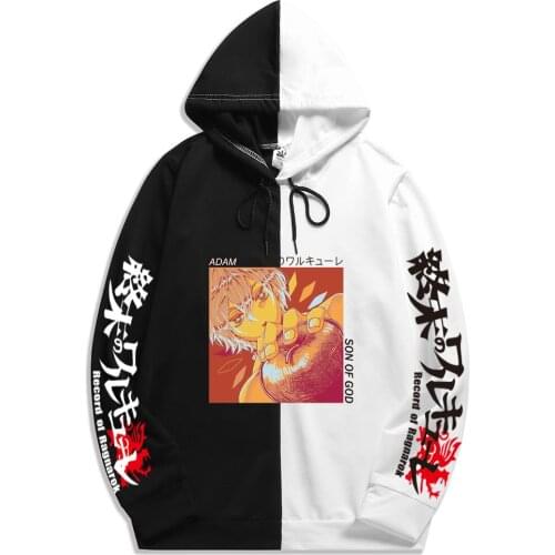 Japanese Anime Record of Ragnarok 2021 autumn new pattern fashion cross border easy splicing printing Men sweatshirt