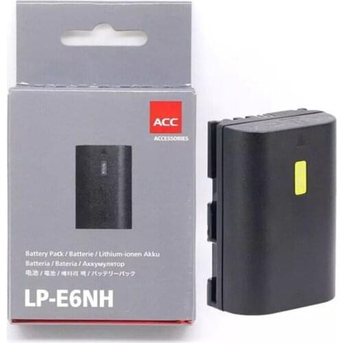 Original LP-E6NH LPE6NH 2130mAh Battery For Canon EOS R R5 R6 5D Mark IV III 5DS R 6D Mark II 70D 7D Mark II 90D 80D Camera