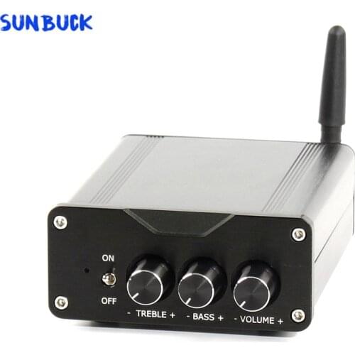 Sunbuck 105W+105W 2.0 Class D Bluetooth 4.2 Amplifier NE5532 TPA3221 Digital Power Amplifier