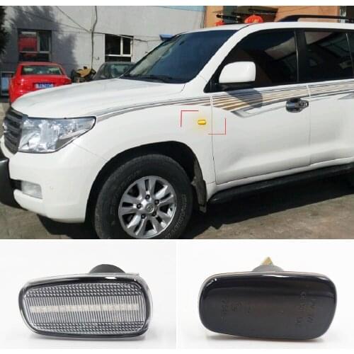 1 Pair LED Side Marker Light For Lexus IS200 300 LS430 Scion xB Toyota Prius Kluger Wish Altezza Isis Land Cruiser Crown Comfort