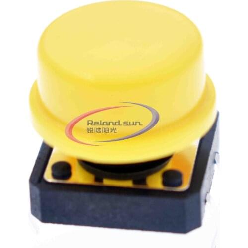 10PCS 12x12x7.3mm 12*12*7.3mm Keyswitch Tact Switch Perfect Microswitch Button yellow