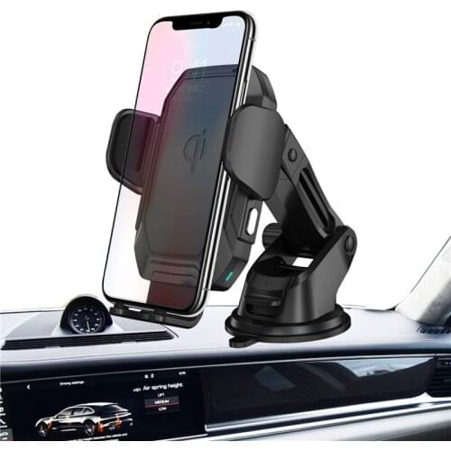 15W Car Wireless Inductive Charger Qi Fast Charging Pad Chagers 12 Holder Phone Mobile Magnetic in Car Docking Station Receiver