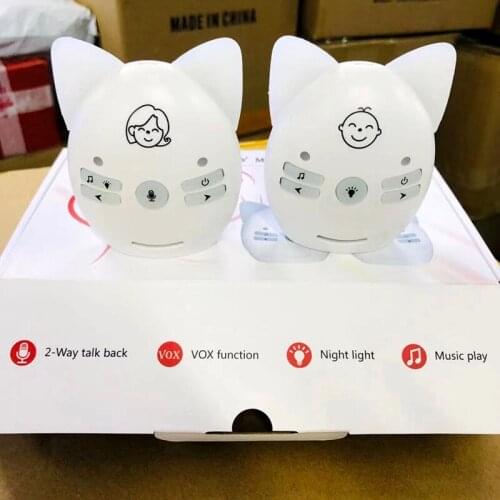 2.4GHz Wireless Infant Baby Portable Digital Audio Baby Monitor Sensitive Transmission Two Way Talk Crystal Clear Cry Voice