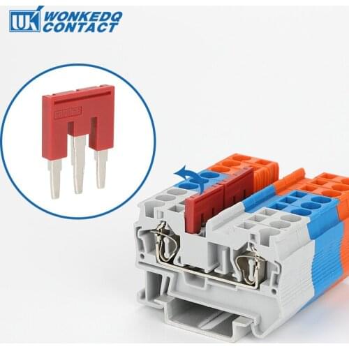 Jumper 20Pcs FBS 3-6 PLUG IN bridge for ST DIN Rail Terminal Blocks L12.1/H22.8/W3.1 mm