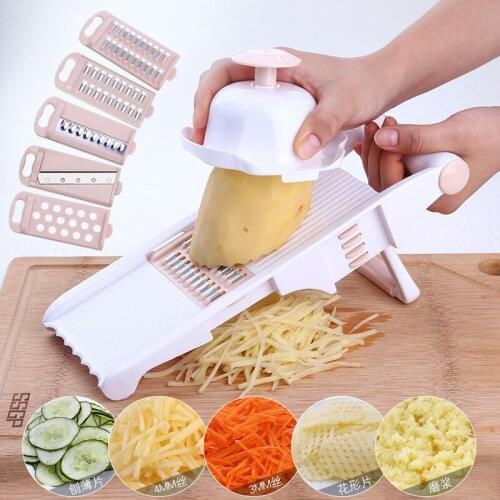 6pcs Potato Peeler Carrot Cheese Grater Vegetable Slicer Kitchen Accessories Tool Vegetable Cutter With Steel Blade